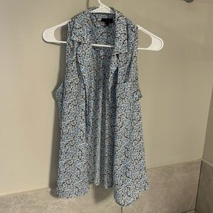 Women’s Floral Vest Blouse